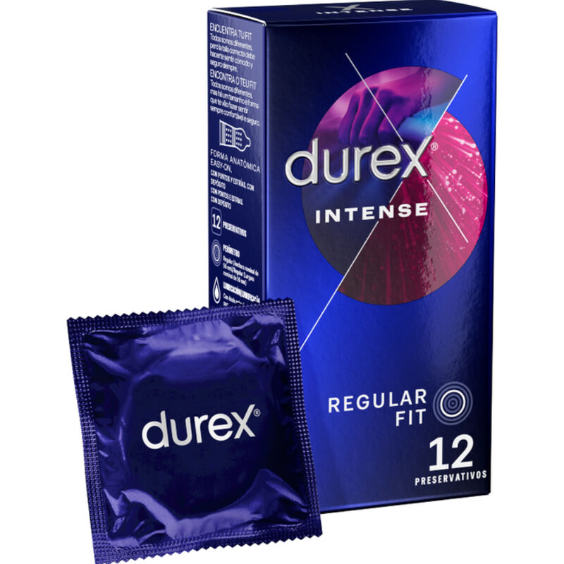 DUREX – ORGÁSMICO INTENSO 12 UNIDADES