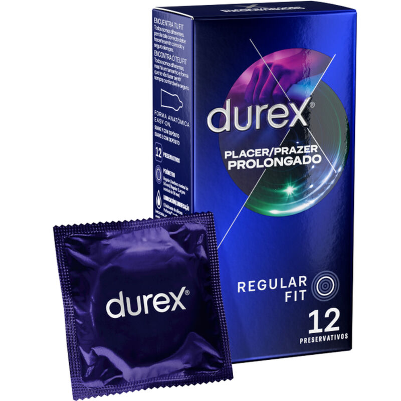 DUREX – PRAZER PROLONGADO COM EJACULAÇÃO RETARDA – 12 UNIDADES