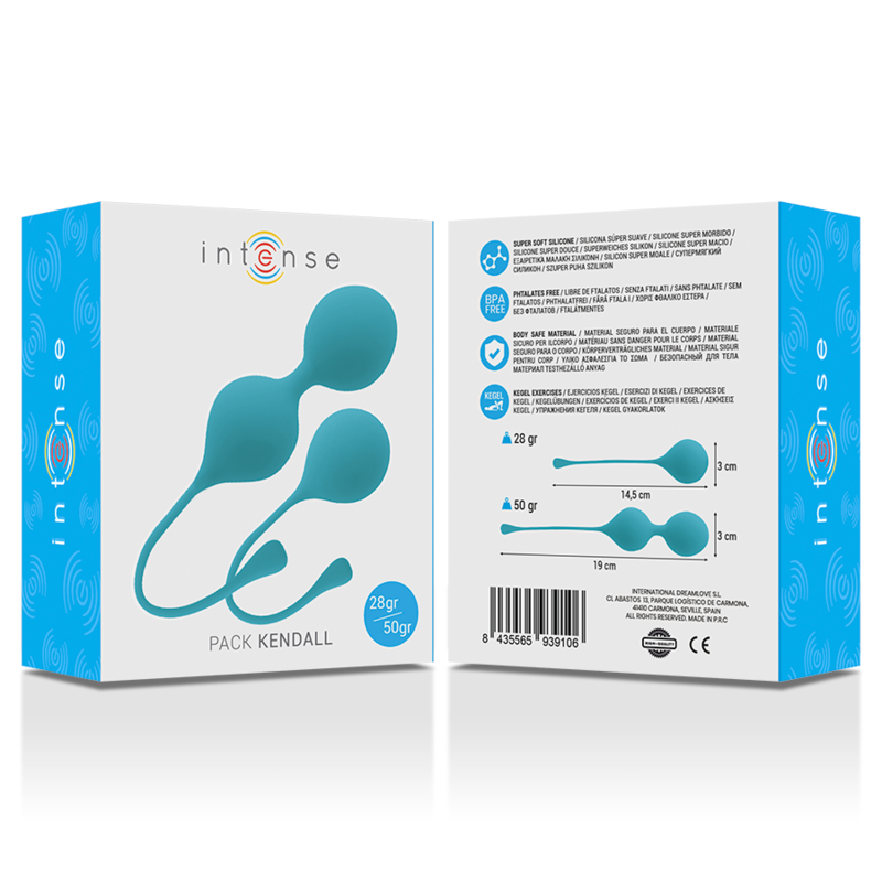 INTENSE – PACOTE DE BOLINHAS DE KEGEL KENDALL AZUL