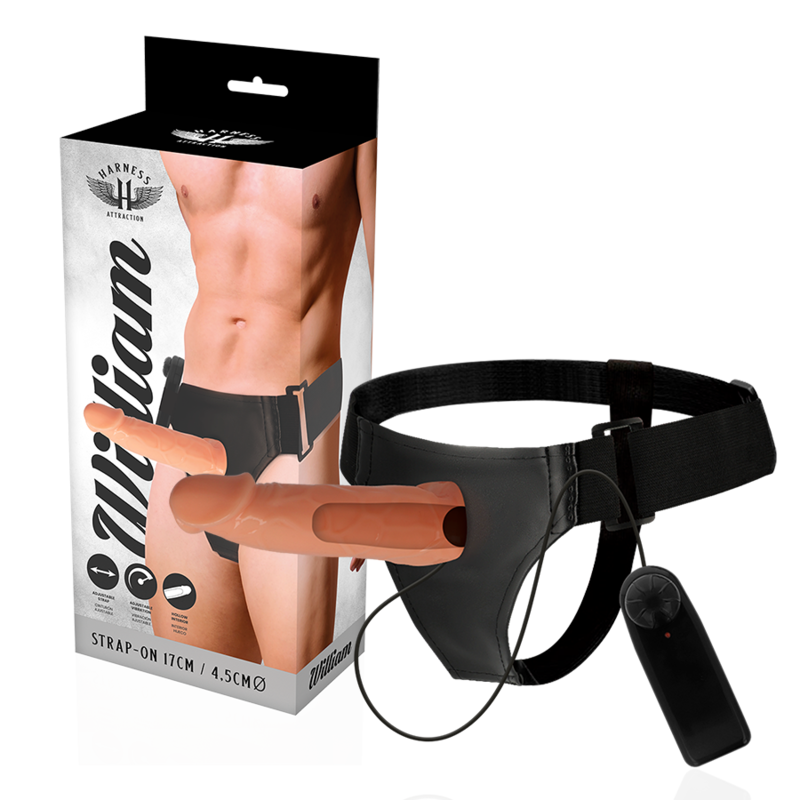 ATRAÇÃO COM ARTICULAÇÃO – WILLIAN HOLLOW RNES COM VIBRADOR 17 CM -O- 4,5 CM