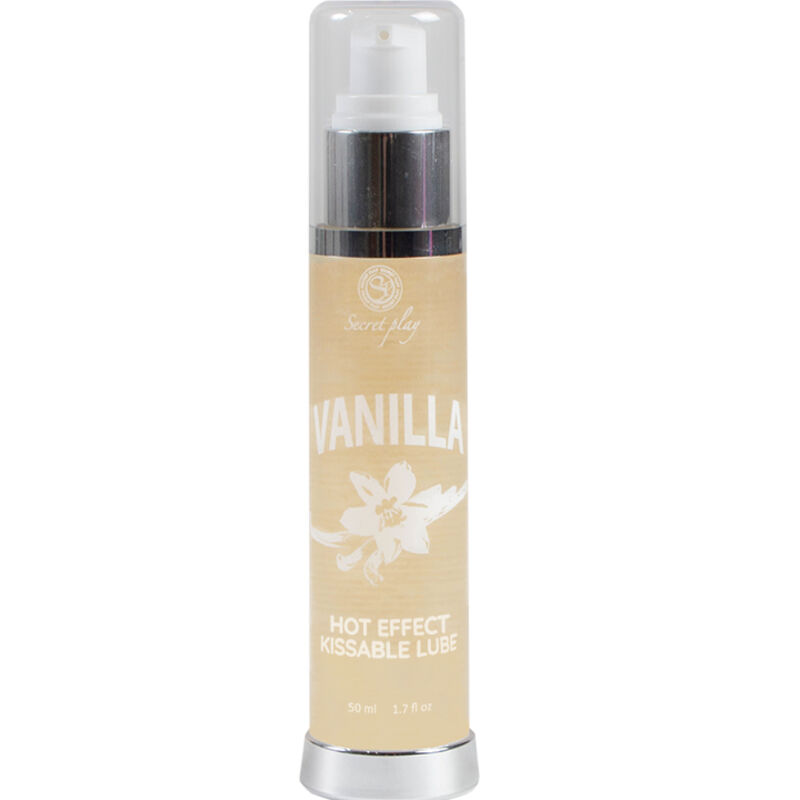 SECRETPLAY – LUBRIFICANTE 2 EM 1 COM EFEITO CALOR E BAUNILHA 50 ML