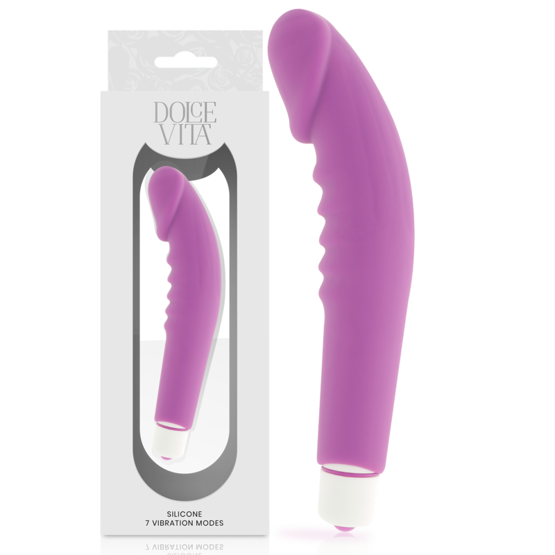 DOLCE VITA – PRAZER REALISTA EM SILICONE ROXO