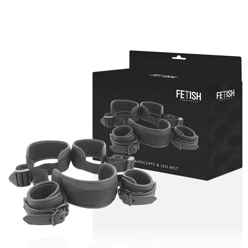 FETICHE SUBMISSÃO - POSIÇÃO DE PERNAS ABERTAS COM ALGEMAS FORRADAS COM NOPRENE - Image 12