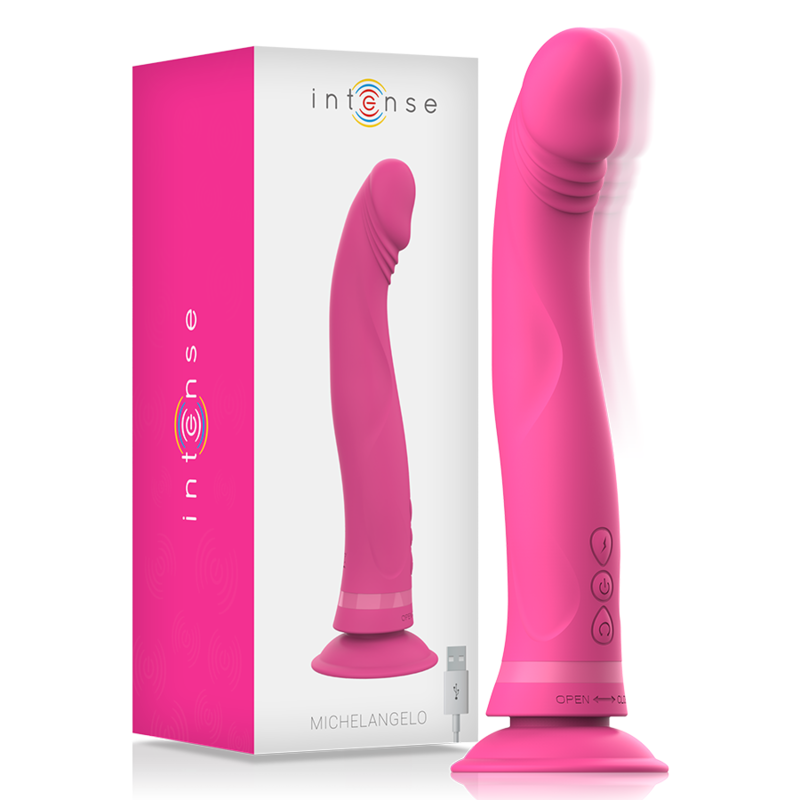 INTENSE – MICHELANGELO VIBRADOR DE SILICONE ROSA