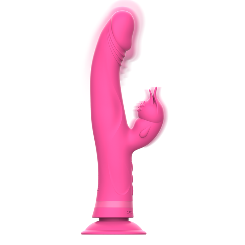 INTENSE – VIBRADOR JULIO RABBIT DE SILICONE ROSA