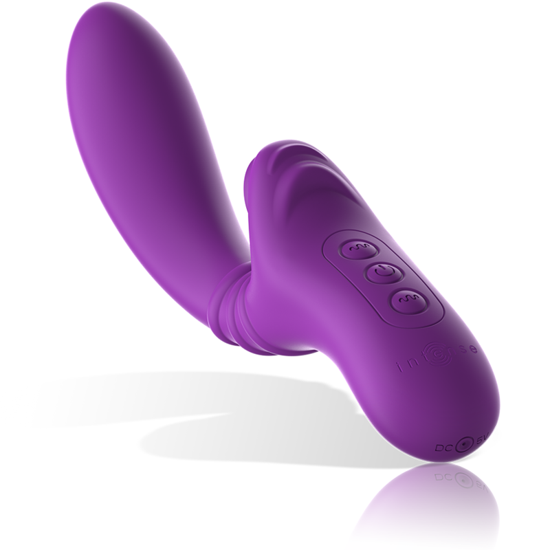 INTENSE - HARRY VIBRADOR FLEXÍVEL COM LÍNGUA ROXA - Image 4