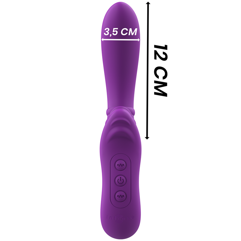 INTENSE - HARRY VIBRADOR FLEXÍVEL COM LÍNGUA ROXA - Image 3
