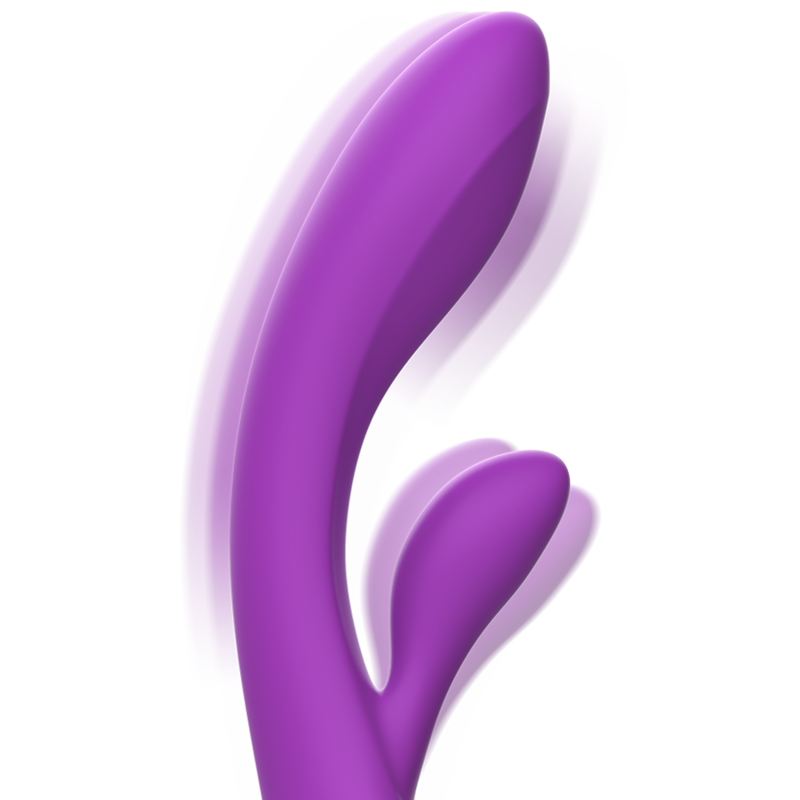 INTENSE - VIBRADOR LUIGI RABBIT DE SILICONE LÍQUIDO ROXO - Image 5