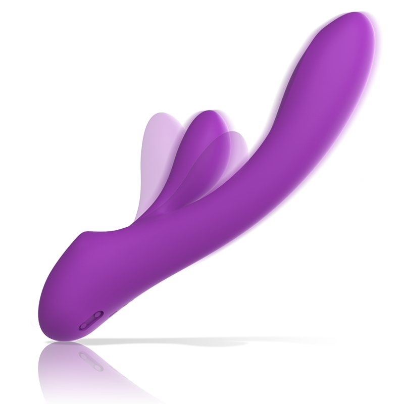 INTENSE – VIBRADOR LUIGI RABBIT DE SILICONE LÍQUIDO ROXO