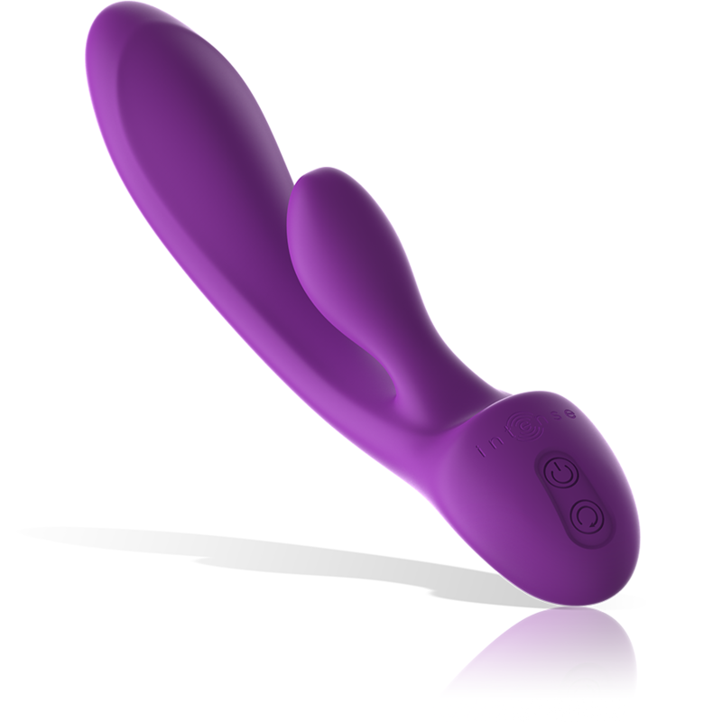 INTENSE - VIBRADOR LUIGI RABBIT DE SILICONE LÍQUIDO ROXO - Image 3