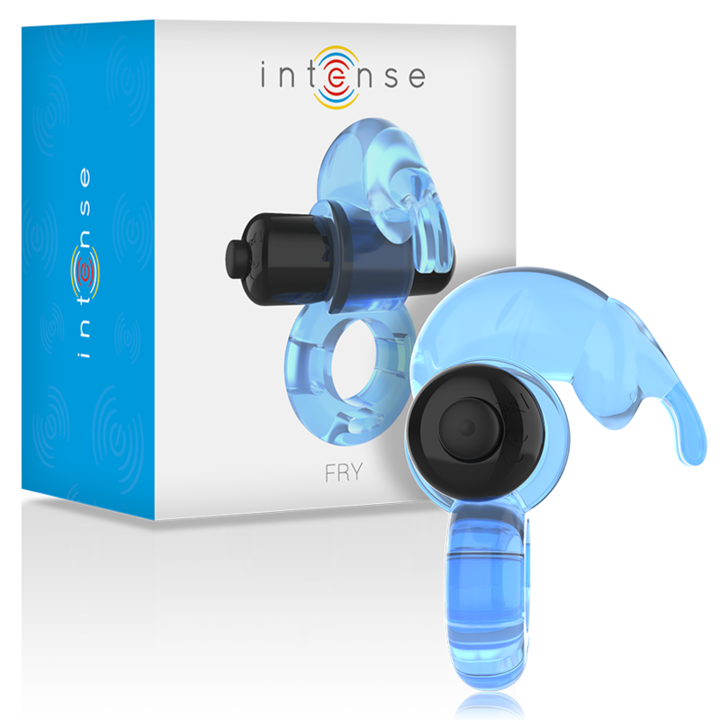 INTENSE - ANEL VIBRATÓRIO FRY BLUE