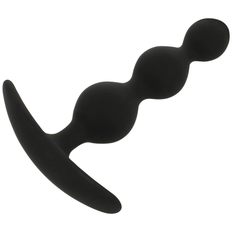 BLACK&SILVER – CORRENTE DE BOLAS ANAL RUPERT 10 CM