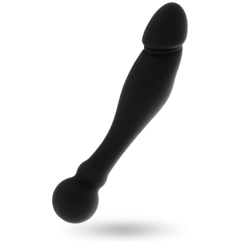 BLACK&SILVER – KARL DILDO ESTIMULANTE PARA PONTO G 18 CM