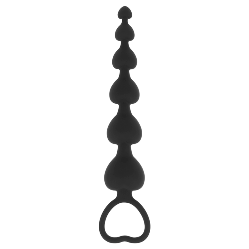 BLACK&SILVER - MILA ANAL CORRENTE DE CORAÇÕES 18 CM - Image 5