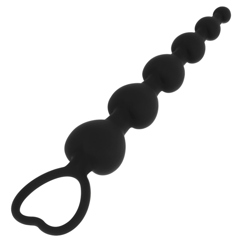 BLACK&SILVER - MILA ANAL CORRENTE DE CORAÇÕES 18 CM - Image 4