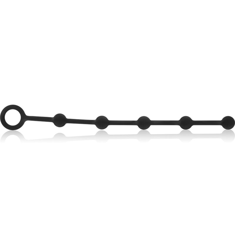 BLACK&SILVER - KORG ANAL ROSARY SILICONE INITIATION 21 CM - Image 3