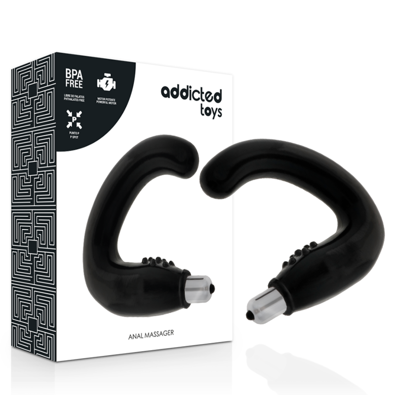 ADDICTED TOYS – MASSAGEADOR ANAL PRETO