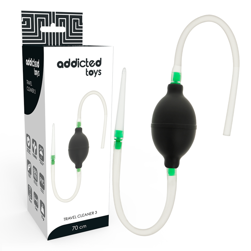 Brinquedos Viciados – Conjunto de Enema Preto