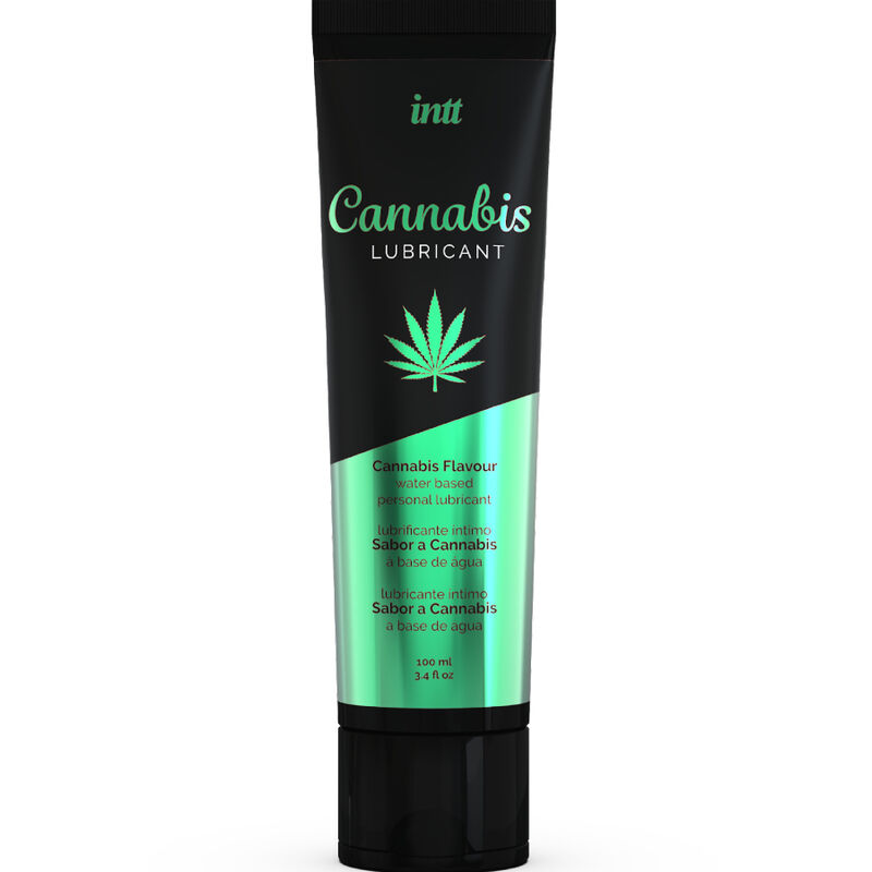 INTT LUBRIFICANTES – LUBRIFICANTE ÍNTIMO À BASE DE ÁGUA COM SABOR DE CANNABIS