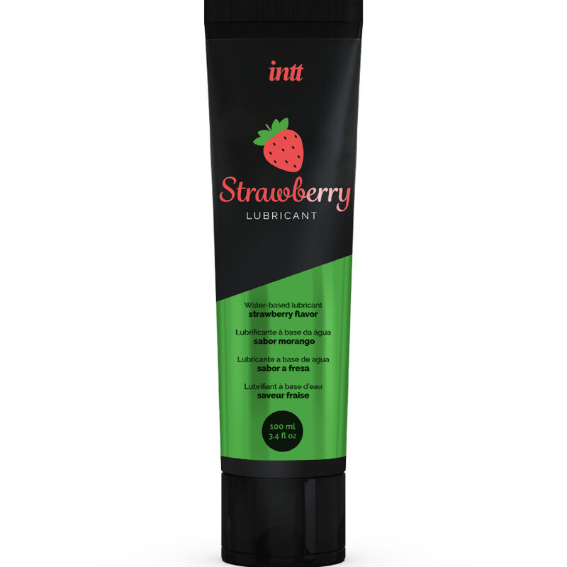 INTT LUBRIFICANTES – LUBRIFICANTE ÍNTIMO À BASE DE ÁGUA COM SABOR DE MORANGO
