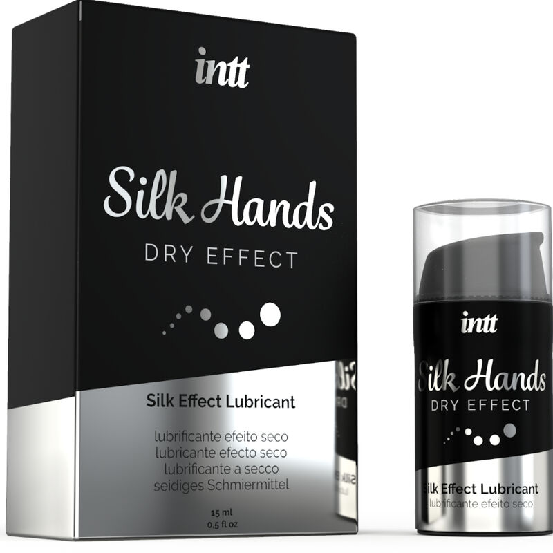 INTT LUBRIFICANTES – LUBRIFICANTE MÃOS DE SEDA FÓRMULA DE SILICONE CONCENTRADA 15 ML