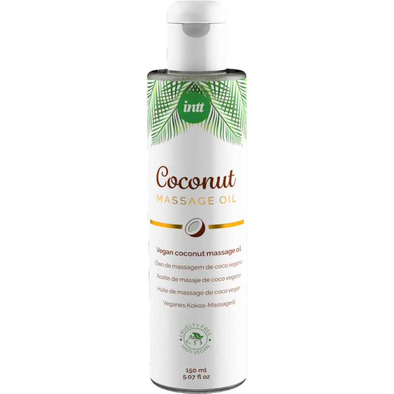 INTT – ÓLEO DE MASSAGEM VEGANO DOCE COM SABOR RELAXANTE DE COCO