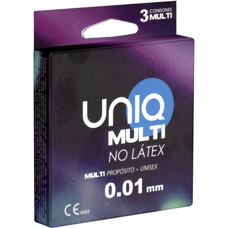 UNIQ – MULTI CAMISINHAS SEM LÁTEX – 3 UNIDADES