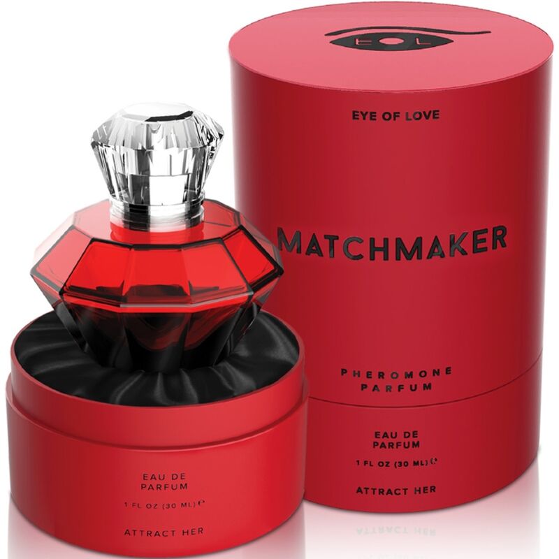 EYE OF LOVE – MATCHMAKER RED DIAMOND PERFUME LGBTQ COM FEROMÔNIOS PARA ELA 30 ML