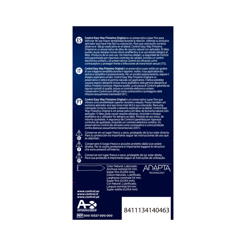 CONTROL – ADAPTA EASY WAY FINISSIMO 10 UNIDADES