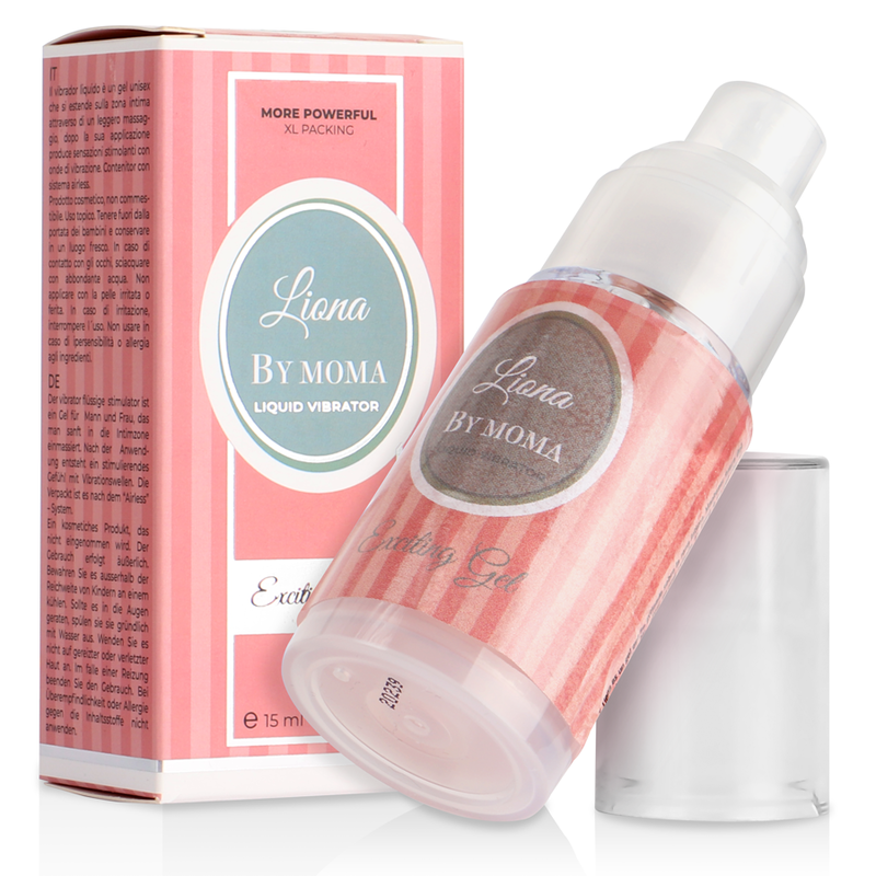 LIONA BY MOMA – VIBRADOR LÍQUIDO GEL EXCITANTE 15 ML