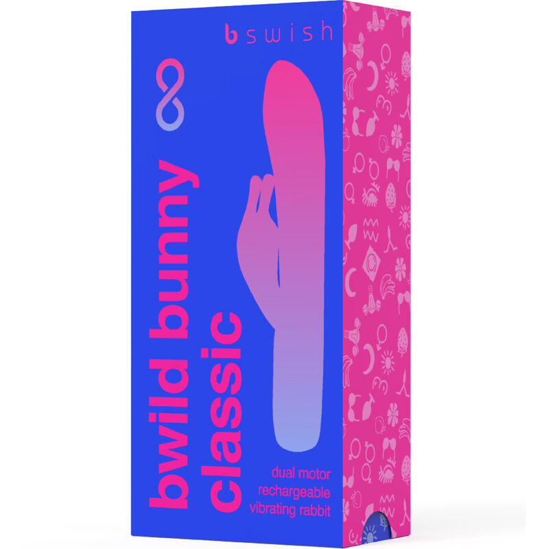 B SWISH - BWILD BUNNY INFINITE CLASSIC VIBRADOR RECARREGÁVEL DE SILICONE AZUL - Image 4