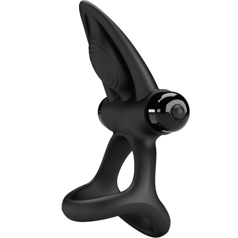 PRETTY LOVE – ANEL VIBRATÓRIO COM 10 VIBRAÇÕES EM SILICONE PRETO