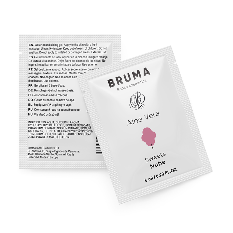 BRUMA – GEL DESLIZANTE DE ALOE VERA SABOR DOCE 6 ML