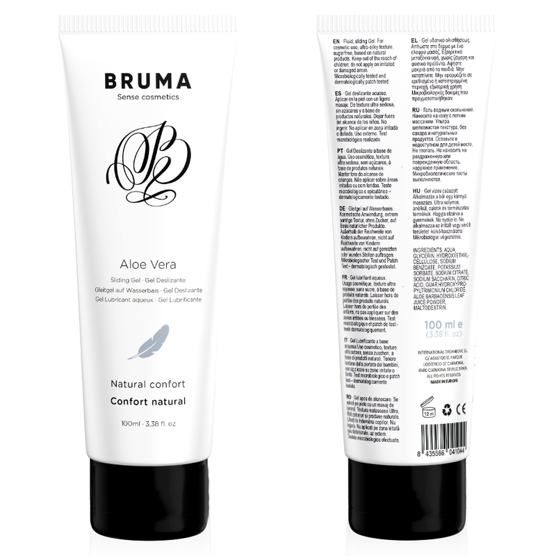BRUMA - GEL DESLIZANTE DE ALOE VERA CONFORTO NATURAL 100 ML
