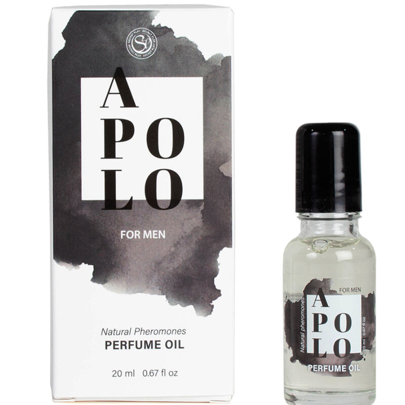 SECRETPLAY – APOLO PERFUME EM ÓLEO COM FEROMÔNIOS PARA HOMENS 20 ML