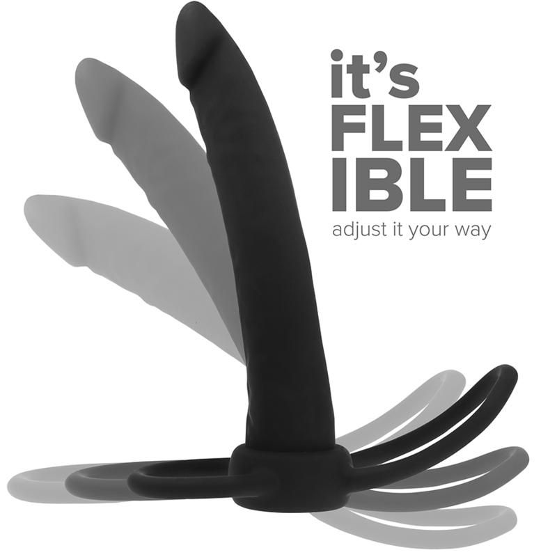 MITOLOGIA - COBI ONYX DILDO ANAL COM ANEL PARA PÊNIS E TESTÍCULOS 13 CM DE SILICONE - Image 4