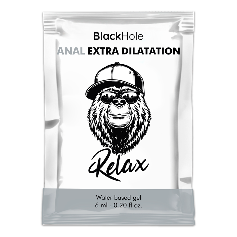 BLACK HOLE – GEL À BASE DE ÁGUA PARA DILATAÇÃO EXTRA – DOSE ÚNICA DE 6 ML