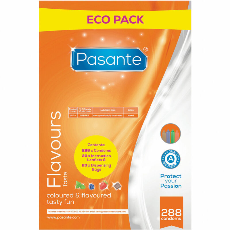 PASANTE – CAMISINHAS ECO PACK SABORES 288 UNIDADES