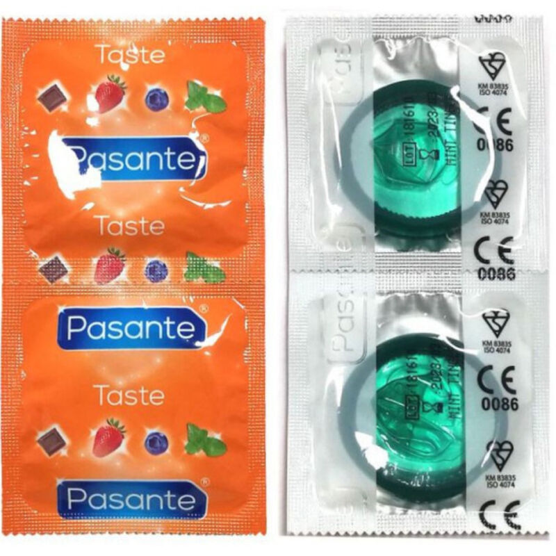 PASANTE – CAMISINHAS SABOR MENTA, PACOTE COM 144 UNIDADES