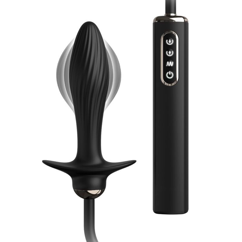 COLEÇÃO ANAL FANTASY ELITE – PLUG INFLÁVEL E VIBRADOR AUTOMÁTICO