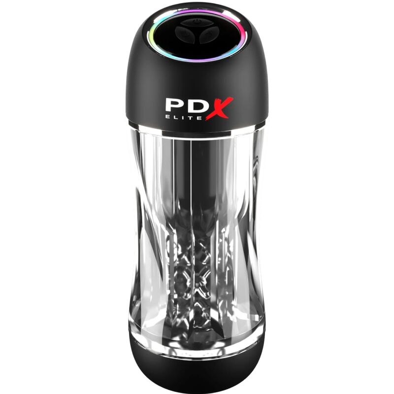PDX ELITE – VIBRADOR STOKER VIEWTUBE PRO TRANSPARENTE