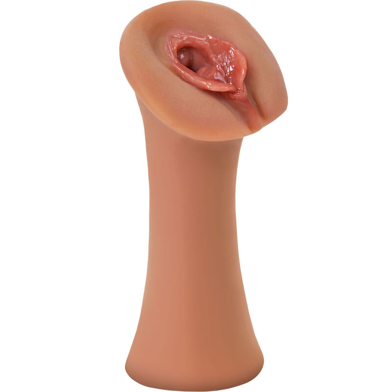 FETICHE FANTASIA EXTREMA - MASSAGEADOR DE VAGINA SUCULENTO DE SILICONE CARAMELO - Image 3