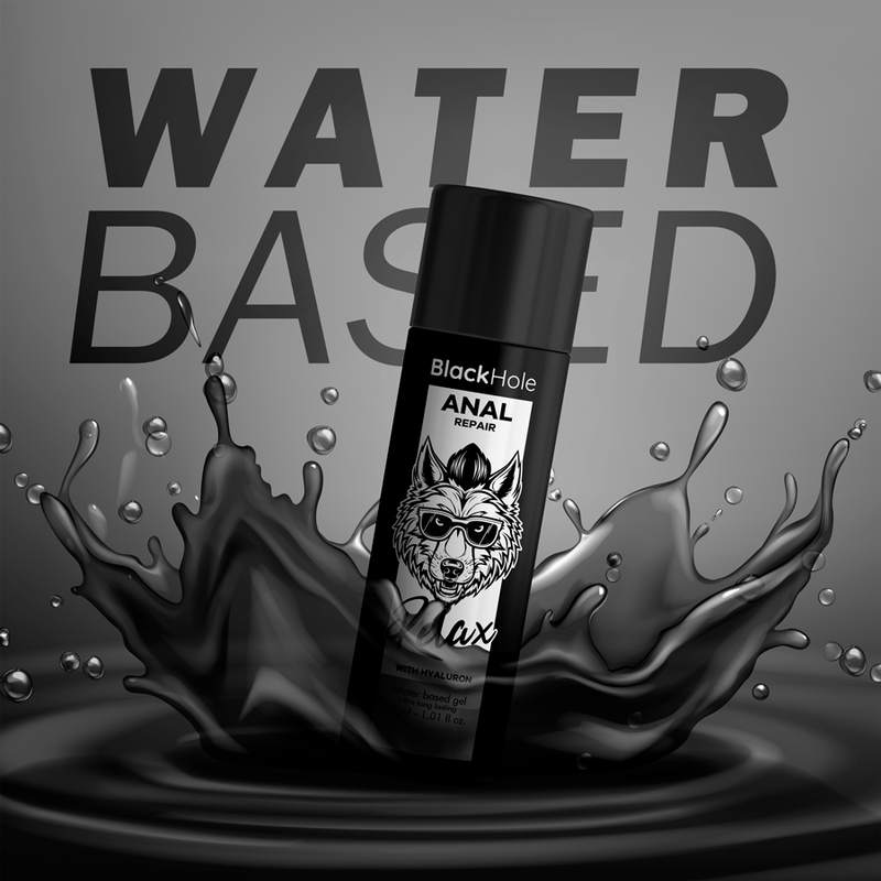 BLACK HOLE - REPARAÇÃO ANAL À BASE DE ÁGUA RELAXANTE COM HIALURÔNIO HIALURÔNICO 30 ML - Image 4