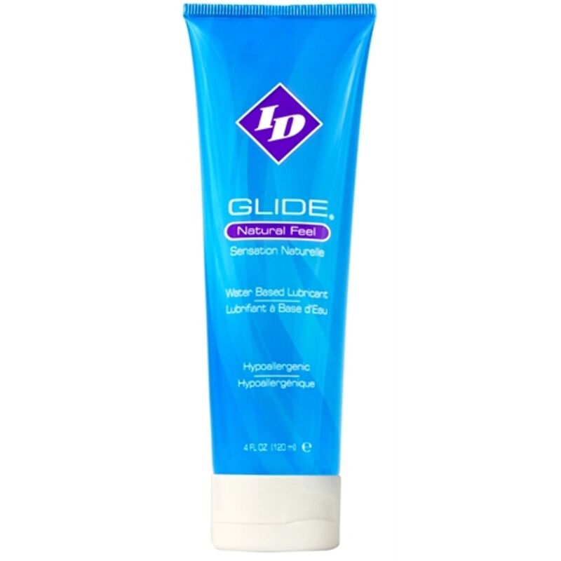 ID GLIDE – LUBRIFICANTE À BASE DE ÁGUA DE LONGA DURAÇÃO EM TUBO DE VIAGEM DE 120 ML