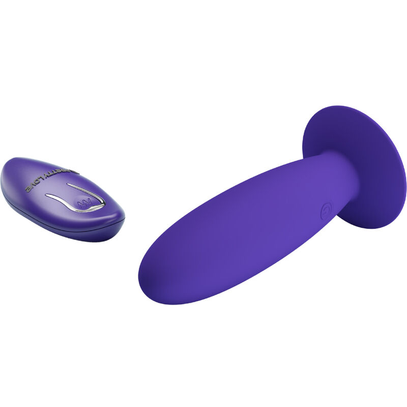PRETTY LOVE – PLUG JOVEM VIBRADOR ANAL COM CONTROLE REMOTO VIOLETA