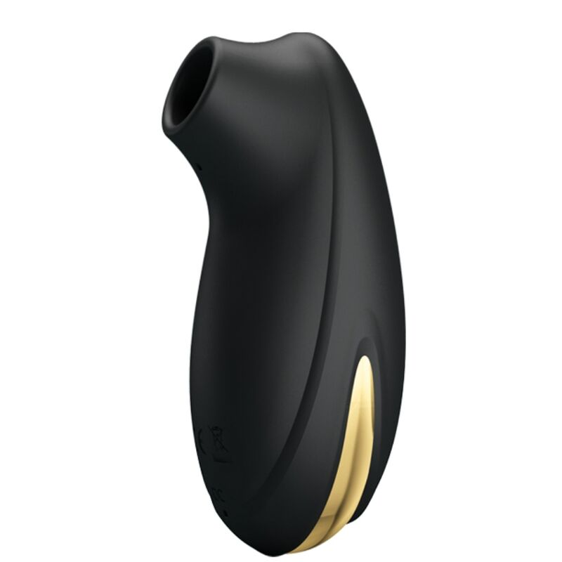 PRETTY LOVE – MASSAGEADOR DE SUCÇÃO RECARREGÁVEL DE LUXO PRETO