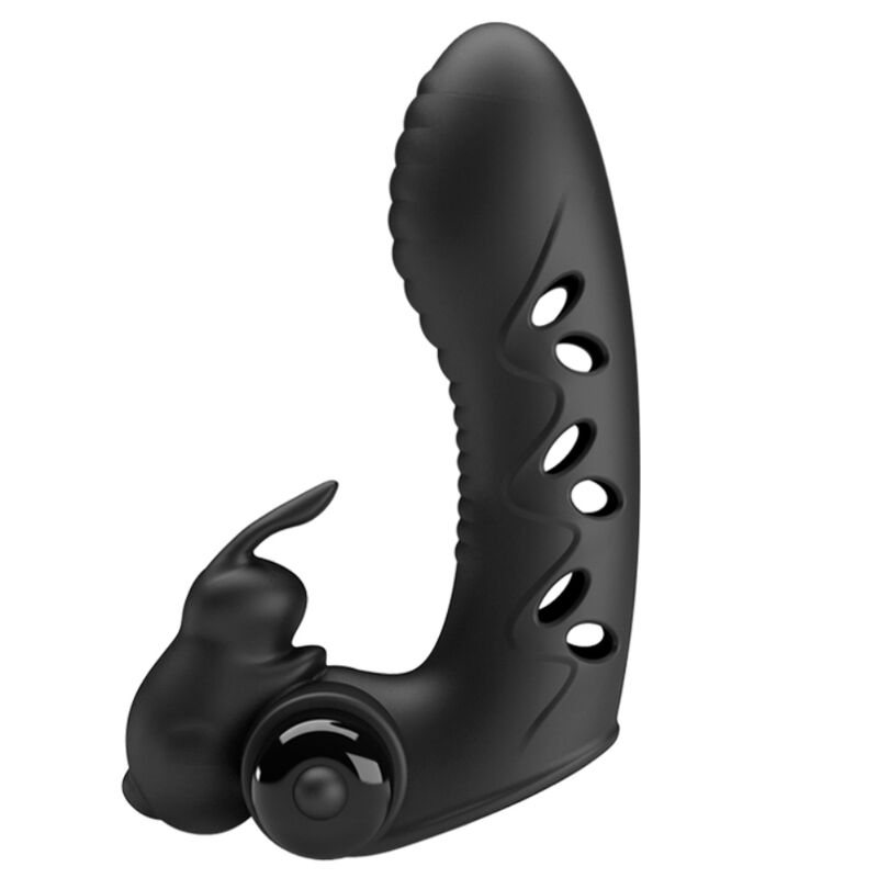 PRETTY LOVE – CAPA PARA DEDO DO VIBRADOR VANCE BLACK RABBIT