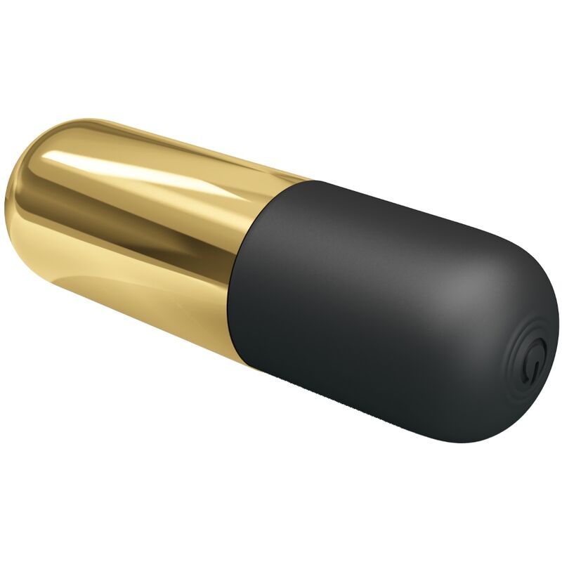 PRETTY LOVE – VIBRADOR BULLET RECARREGÁVEL DOURADO