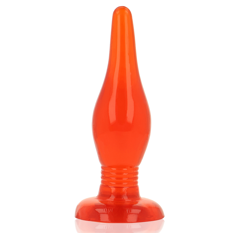 BAILE – PLUG ANAL VERMELHO DE TOQUE SUAVE 14,2 CM