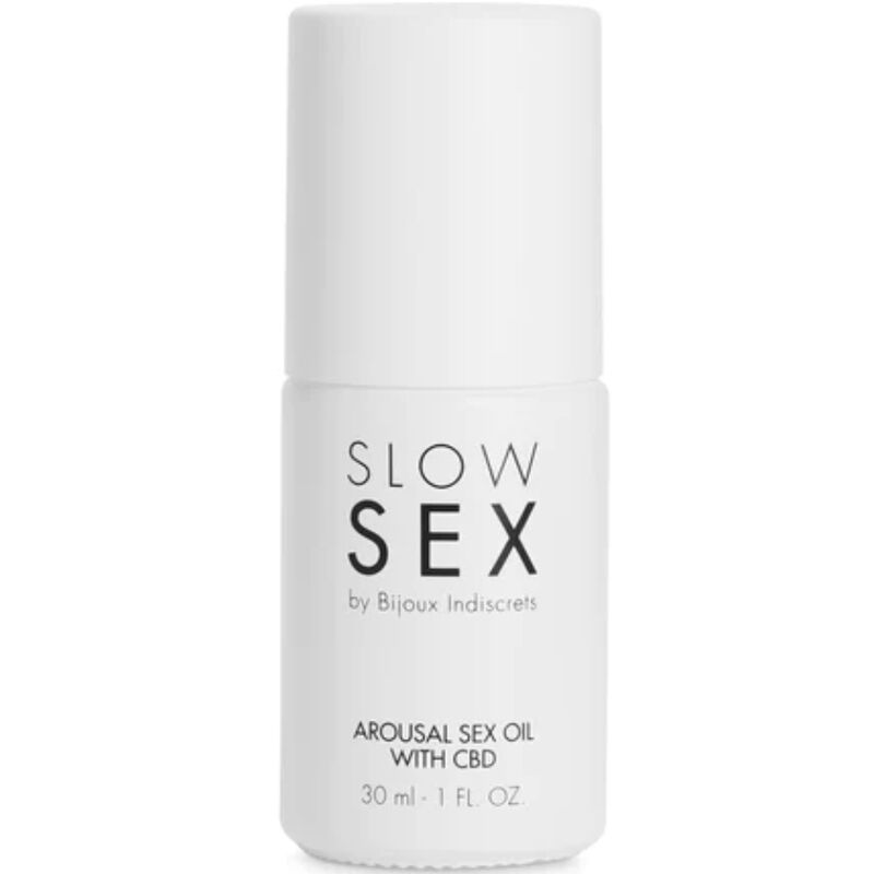 BIJOUX INDISCRETS – ÓLEO DE MASSAGEM SEXUAL SLOW SEX COM CBD 30 ML